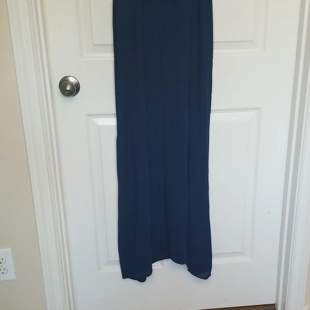 Lovestitch Navy Blue Weekend Mila Sleeveless Maxi Dress Size Small Medium - Picture 5 of 12